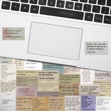 60pcs Slogan Graphic Sticker - Multicolor - View 5