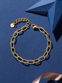 唱片墜飾手鏈 - 金黃色 - 查看 1