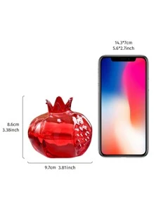 1入組透明花瓶帶水晶細節收納玻璃透明花瓶適用於家庭裝飾 - 無色 - 查看 9