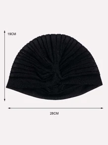 1 khăn quấn đầu thường ngày cho nữ lấp lánh cho cuộc sống hàng ngày - màu đen - Xem 3