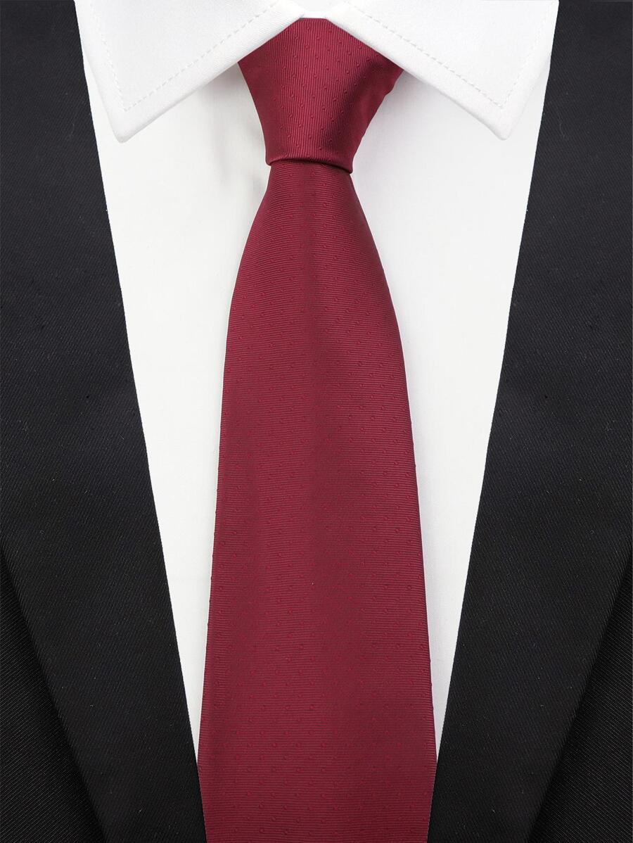 1pc Men Solid Business Tie For Daily Life
