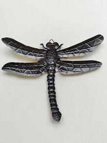 1入組蜻蜓設計隨機色花園裝飾用品彩色鐵家居飾品適用於家庭裝飾 - 彩色 - 查看 4