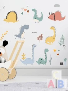 1 Mô Hình Khủng Long Decal Dán Tường, Nhựa PVC Nhiều Màu Sắc Dễ Thương Trang Trí Treo Tường Dán Trang Trí Nhà Cửa - Nhiều màu - Xem 4