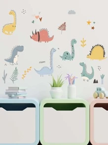 1 Mô Hình Khủng Long Decal Dán Tường, Nhựa PVC Nhiều Màu Sắc Dễ Thương Trang Trí Treo Tường Dán Trang Trí Nhà Cửa - Nhiều màu - Xem 2