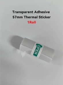 57mm Width Thermal Paper For Mini Printer, For Portable HD Photo Thermal Printer - Clear - View 2