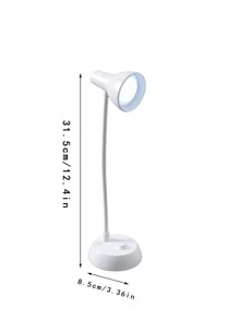 1 đèn bàn ABS, đèn bàn hiện đại cho phòng ngủ - trắng - Xem 3