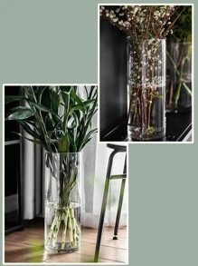 1入組透明玻璃花瓶 - 無色 - 查看 10