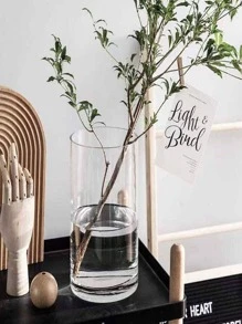 1入組透明玻璃花瓶 - 無色 - 查看 1