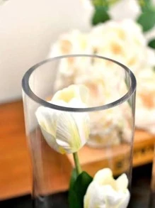 1入組透明玻璃花瓶 - 無色 - 查看 7