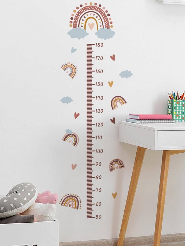 1pc Height Measurement Wall Sticker SHEIN UK