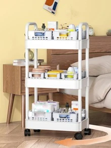 1入組雙層收納架 - 白色 - 查看 1