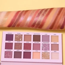 UCANBE 18 Colors Aromas Nude Eyeshadow Palette, Mauve Pink Shimmer Matte Reflective Glitter Eye Shadow, High Pigmented Long Lasting Makeup Pallet Gift Kit - Nhiều màu - Xem 3