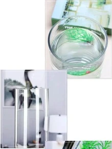 1pc Clear Flower Vase Without Rope,Home Decor,Flower Vase,Centerpiece,Table Decor Room Decor Glass Vase - Clear - View 5