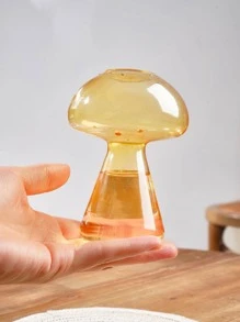 1pc Clear Plastic Vase - Yellow - View 6