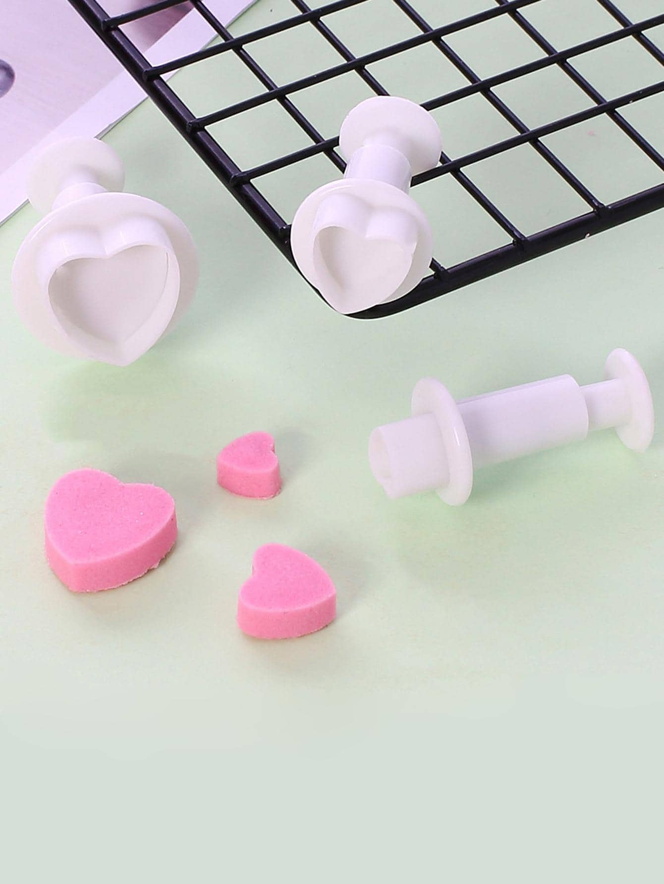 Máy cắt & Máy ép Cookie - trắng - Xem 1