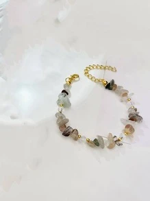 Pulsera con cuenta con piedra - Multicolor - Ver 4
