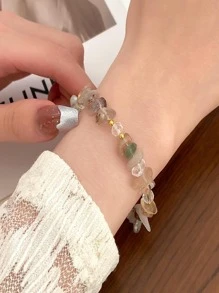 Pulsera con cuenta con piedra - Multicolor - Ver 1