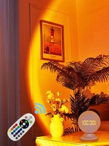 1 件日落灯，USB 供电，用于摄影的环境照明 - 粉色 - 查看 10