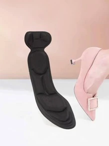 1双透气鞋垫，适用于高跟鞋、女士高跟鞋、女士平底鞋和男士运动鞋，适合夏季日常穿着。 - 黑色 - 查看 3
