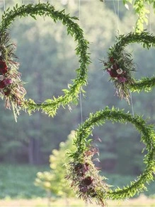 1入組圓球細節花園裝飾用品