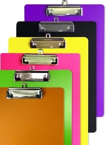 1入組塑料剪貼板，直接用於家庭、辦公室剪貼板 - 紫色 - 查看 1