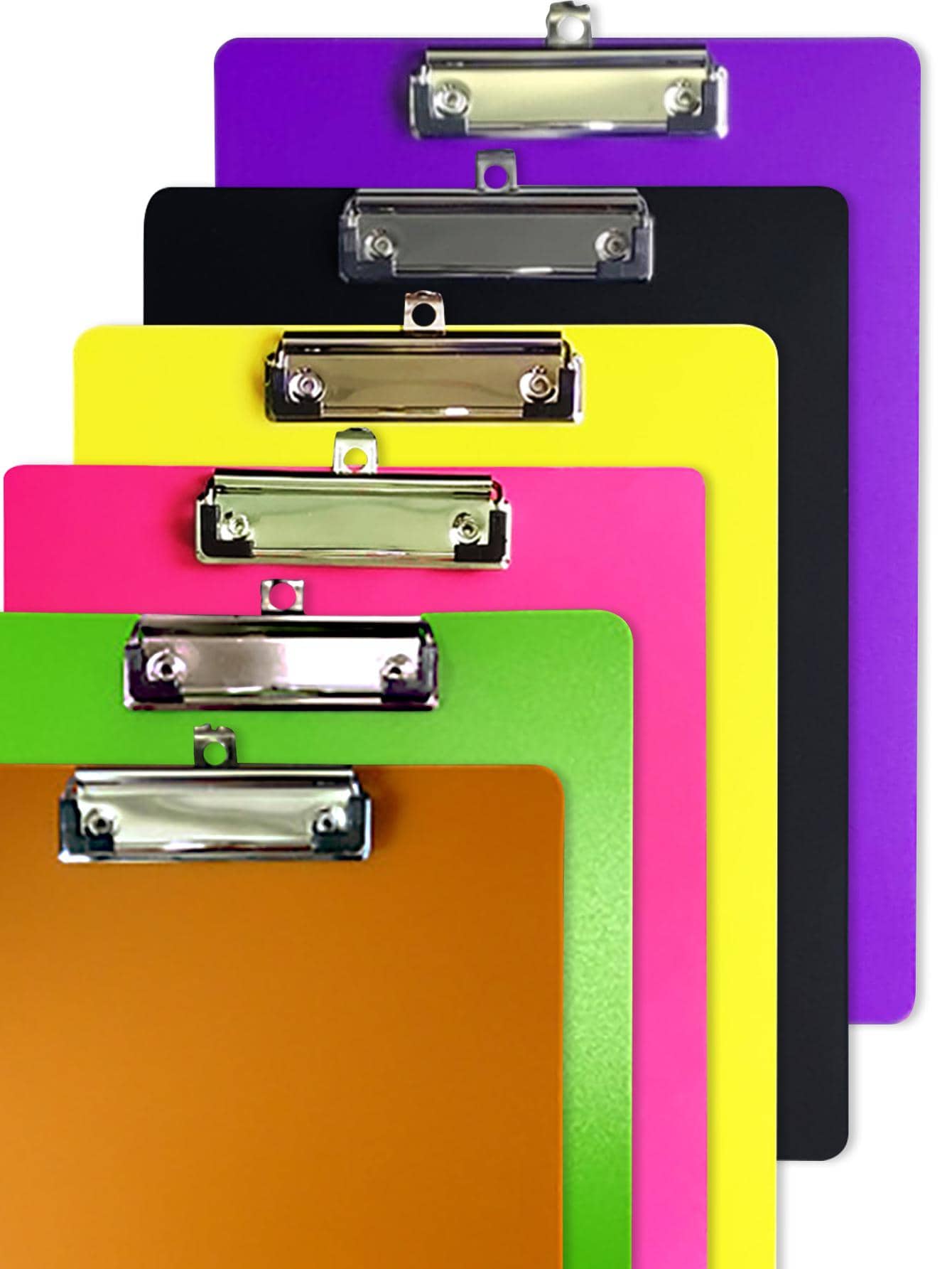 1入組塑料剪貼板，直接用於家庭、辦公室剪貼板 - 紫色 - 查看 1