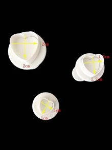 Máy cắt & Máy ép Cookie - trắng - Xem 2