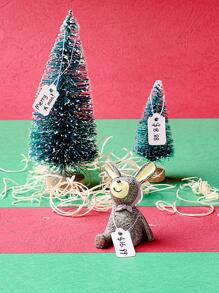 500pcs白色矩形珠寶價格標籤物品價格標籤帶有線價格紙展示商品標籤23x13毫米