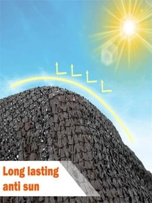 1pc Striped Pattern Gardening Shoulder Strap - Black - View 5