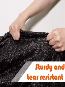 1pc Striped Pattern Gardening Shoulder Strap - Black - View 4