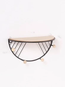 1入組半圓形設計掛飾 - 黑色 - 查看 3