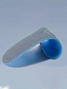 2 miếng lót giày màu trơn, vải màu xám Phụ kiện unisex thoáng khí cho giày - Xám - Xem 6