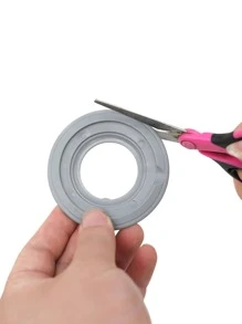 1入組雙色頭髮現代防異味地漏適用於家用的 - 白色 - 查看 6