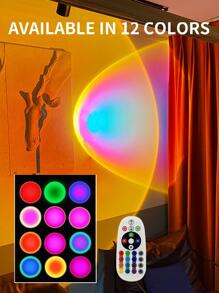 1 件日落灯，USB 供电，用于摄影的环境照明 - 粉色 - 查看 6