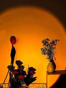 1 件日落灯，USB 供电，用于摄影的环境照明 - 粉色 - 查看 5