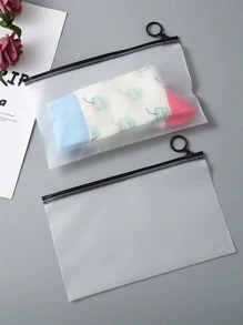 10 cái Túi đựng đồ du lịch trong suốt - màu đen - Xem 3