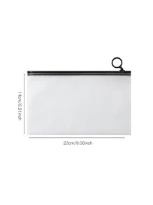 10 cái Túi đựng đồ du lịch trong suốt - màu đen - Xem 2