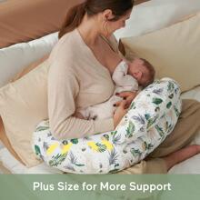 Momcozy Multifunctional And Adjustable Nursing Pillow For Breastfeeding, Original Plus Size Breastfeeding Pillows - White - View 4