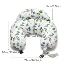 Momcozy Multifunctional And Adjustable Nursing Pillow For Breastfeeding, Original Plus Size Breastfeeding Pillows - White - View 8