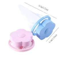 1入組花朵形狀洗衣排水球 - 粉色 - 查看 3