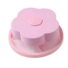 1入組花朵形狀洗衣排水球 - 粉色 - 查看 4