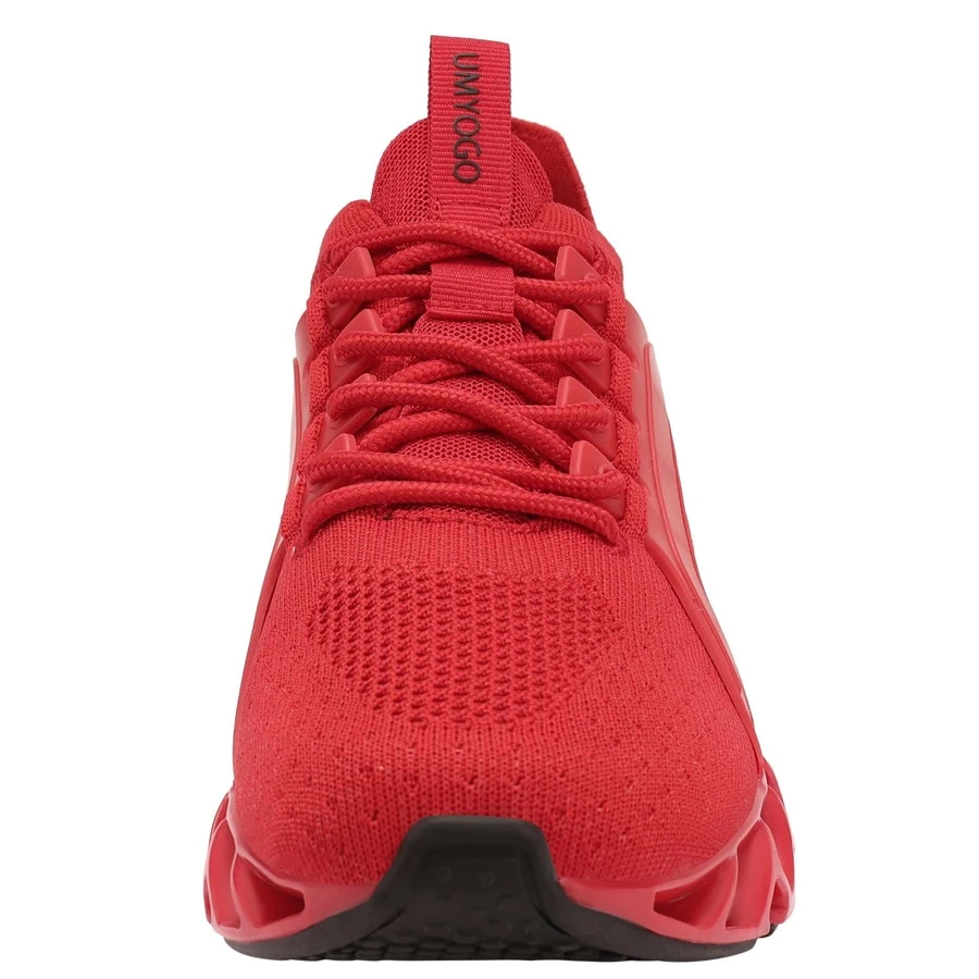 APRILSPRING Fashion Women's Sports Shoes Lightweight Running Shoes Breathable Sneakers Outdoor Non Slip Leisure Sports Shoes - 紅色 - 查看 1