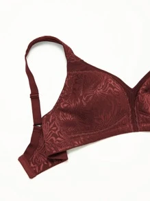 Wingslove 大码无钢圈软杯文胸 - 舒适全罩杯文胸，宽肩带设计，适合日常穿着