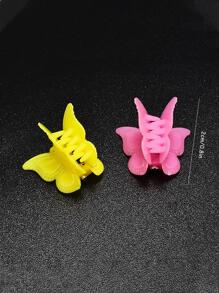 20pcs Girls' Mini Butterfly Hair Clip Cute Hair Bow Claw Clip Fashion Hair Accessories Elegant Hair Claw - Multicolor - View 5