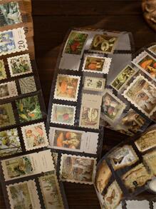 YUXIAN 1roll Mushroom Pattern Sticker, Multi-purpose Decorative Sticker For DIY Craft, Hand Account Decoration - Multicolor - View 9