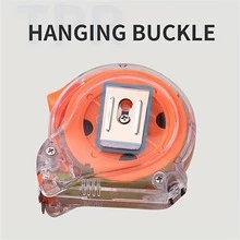 1入組捲尺16/25/33英尺碳鋼加寬捲尺可伸縮自鎖公制和英制刻度尺 - 黃色 - 查看 3