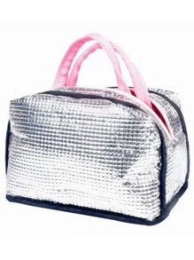 Lonchera Bolsa Termica Aislamiento Frio Y Calor - Blanco - Ver 5