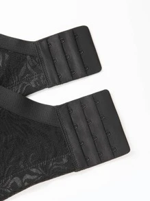 Wingslove Plus Size Women Full Coverage Unpadded Comfortable Shaping Wireless Bra - Black - View 11