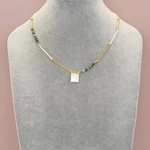 1 Boho Hình Đồ Họa Vuông Mặt Dây Chuyền Vòng Cổ Cho Nữ Trang Trí Hàng Ngày - Nhiều màu - Xem 2