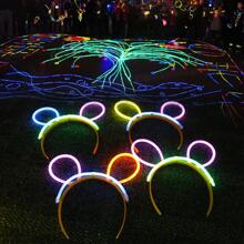 Dream Glow 180pcs Glow Sticks Light Stick Children's Toys Color Luminous DIY Light Stick Bracelet Concert Party Atmosphere Decoration Props Gift Box - Multicolor - View 3